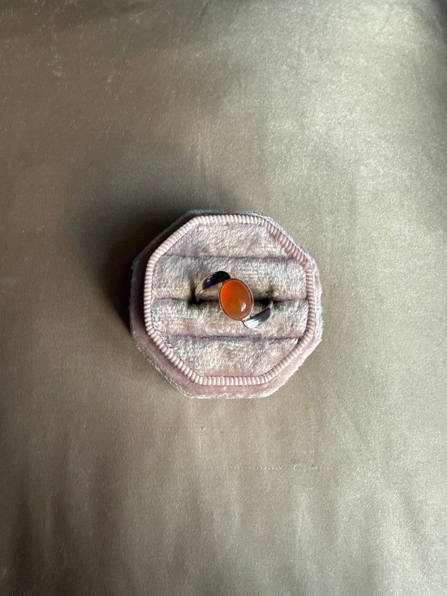 Sterling Carnelian Ring (7.5)