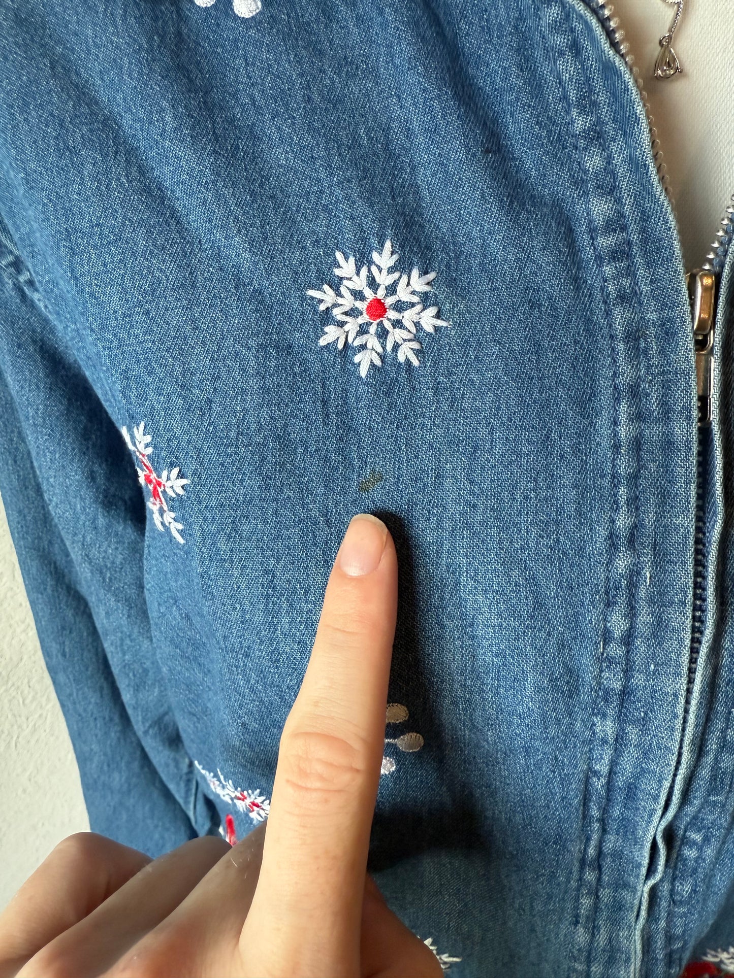 Let It Snow Denim Jacket