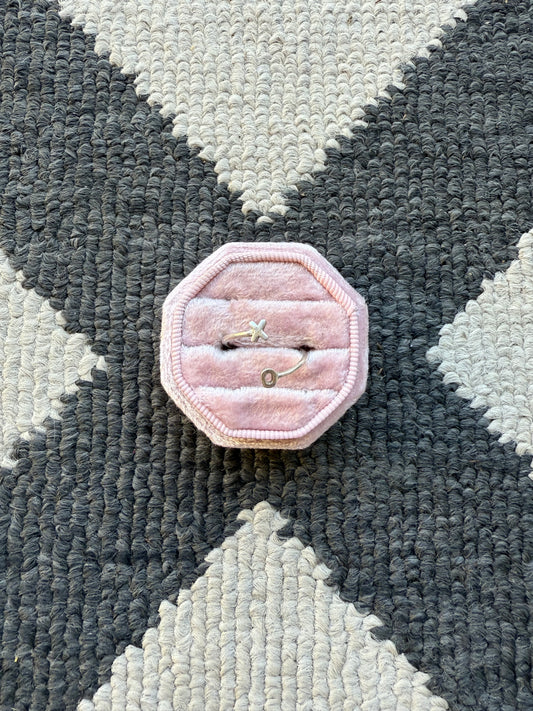 Sterling XO Ring (7.5-8.5)