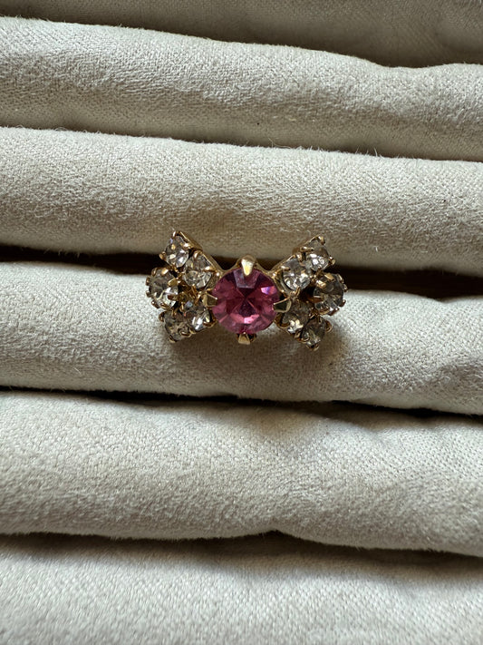Adjustable Pink Bow (7.5-9.5)