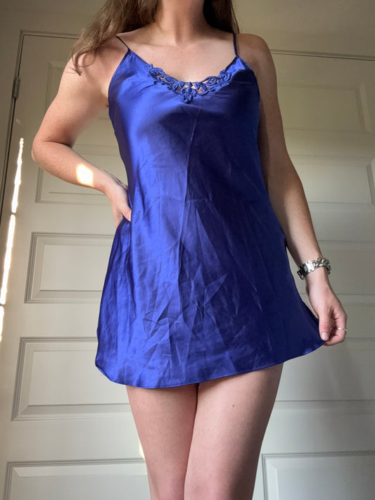 Blue Slip Dress