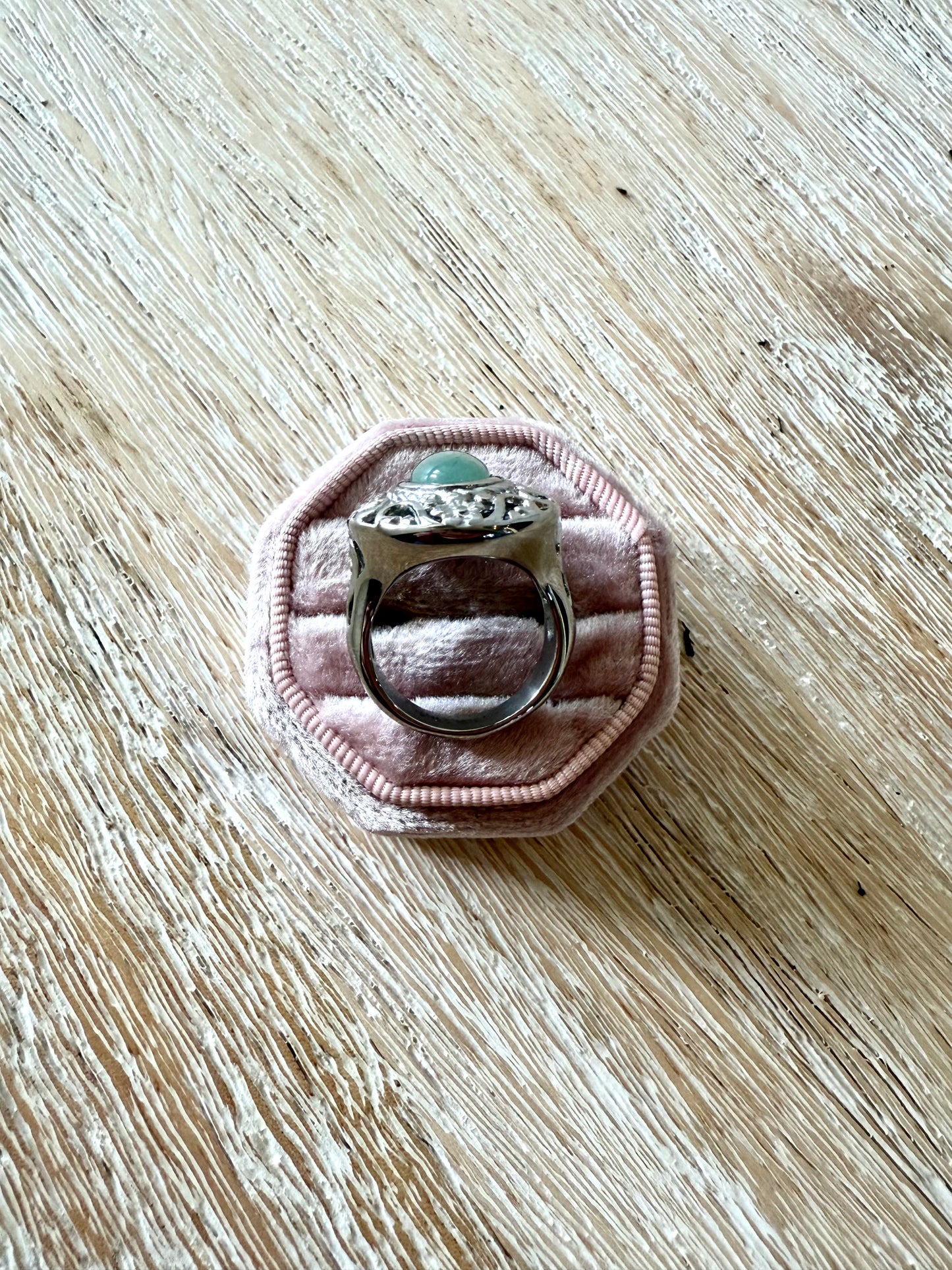 Steel Jade Oval Ring (8)