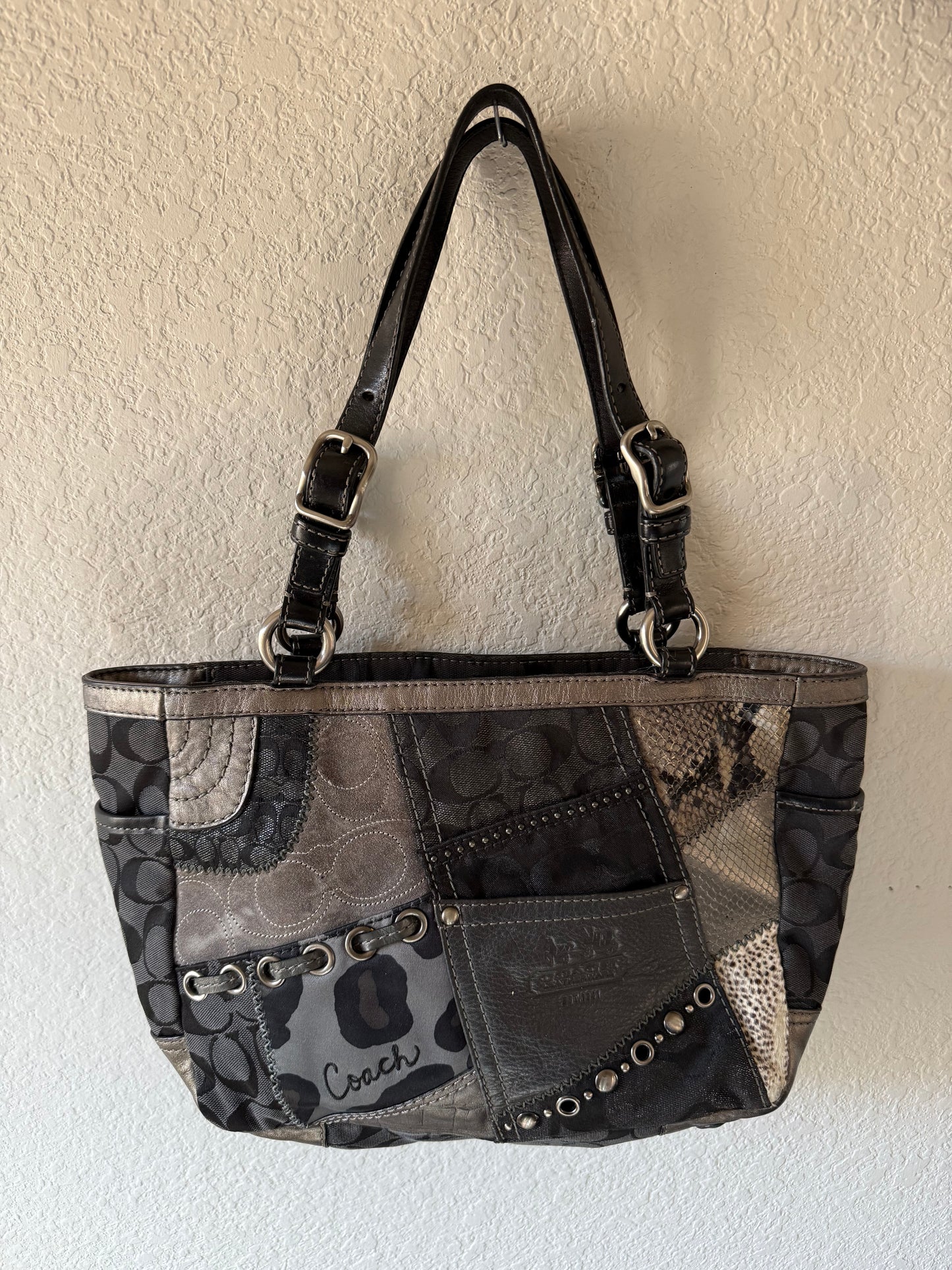 Coach Monochrome Patchwork