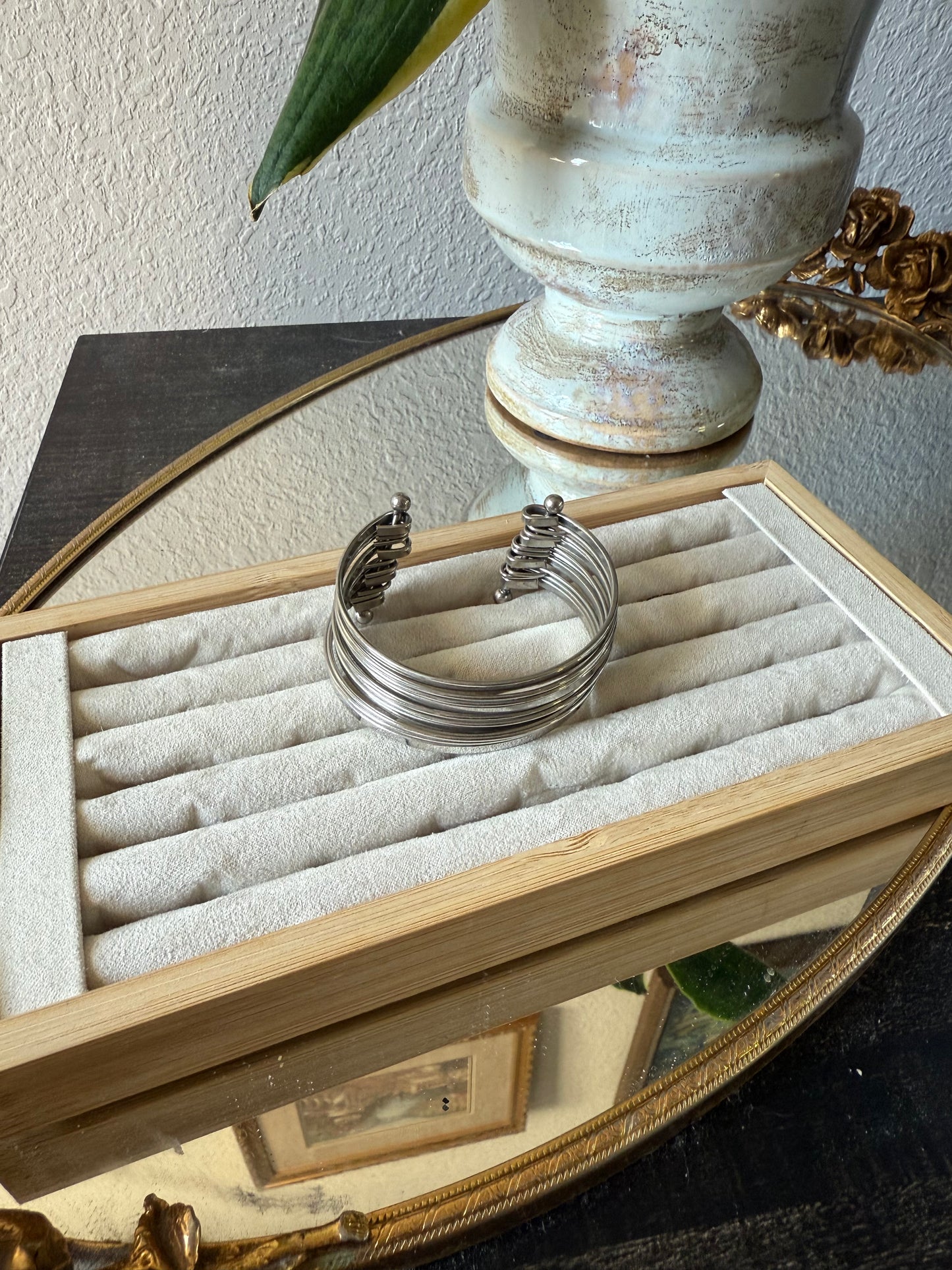 Silver Bracelet Stack