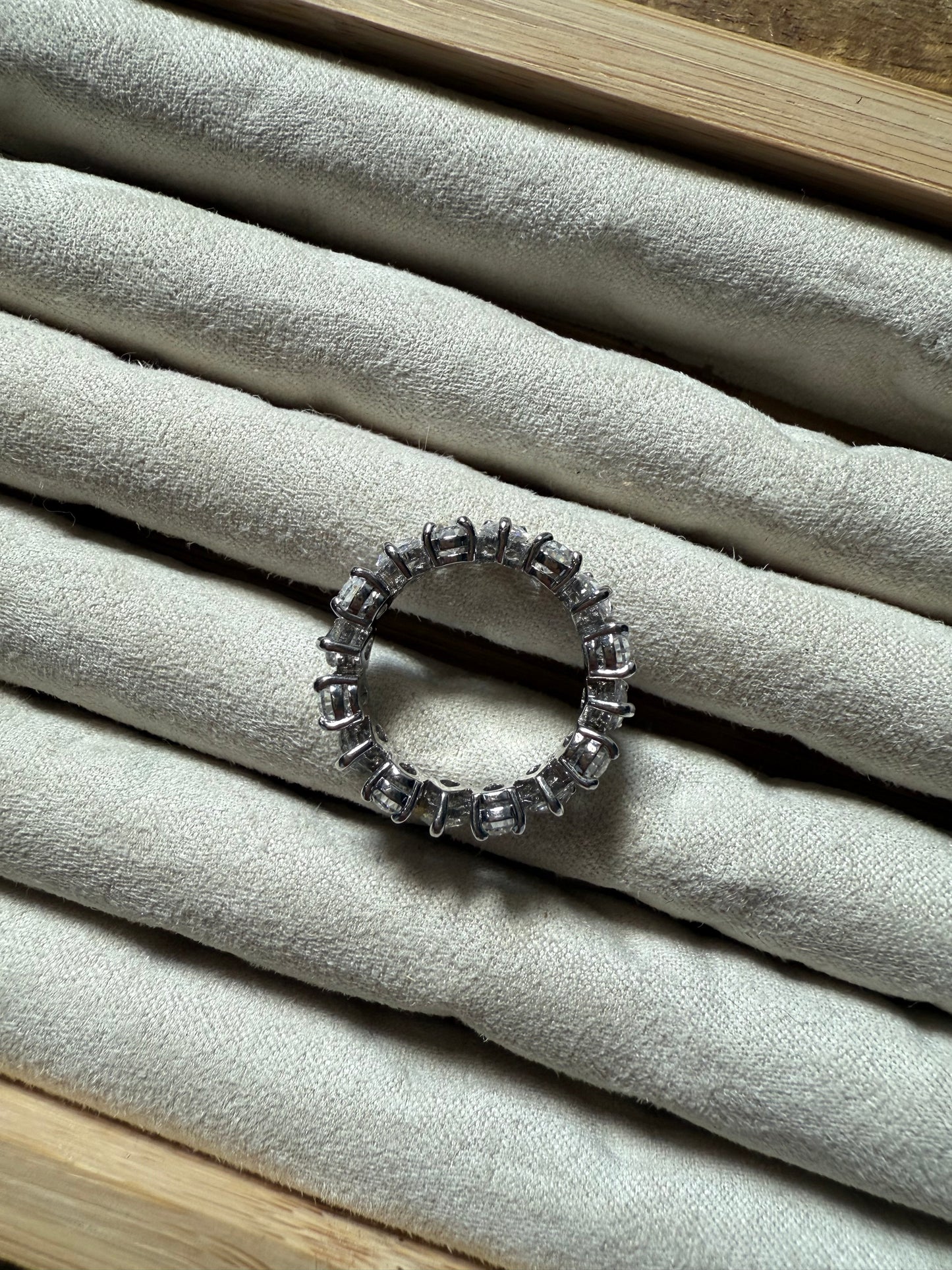 Silver Crystal Band (6.5)