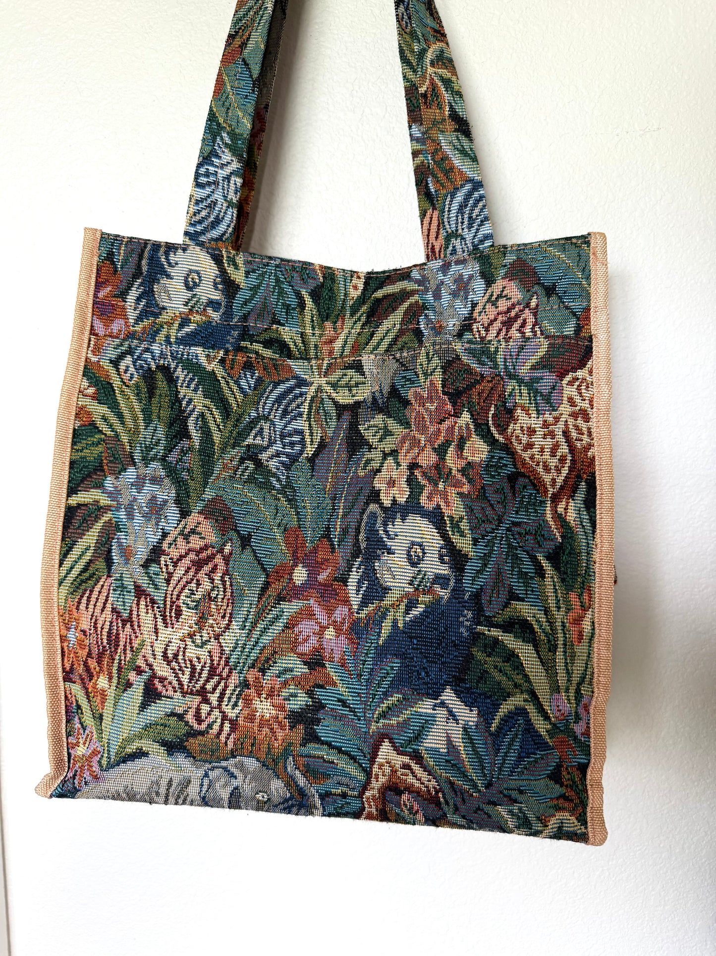 Jungle Tapestry Vintage Tote Bag