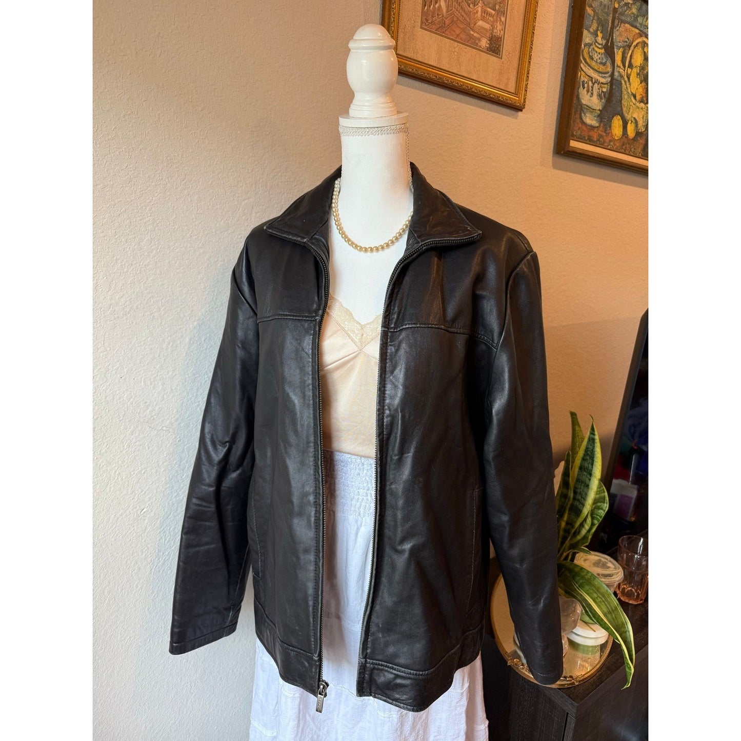 Black 100% Leather Jacket
