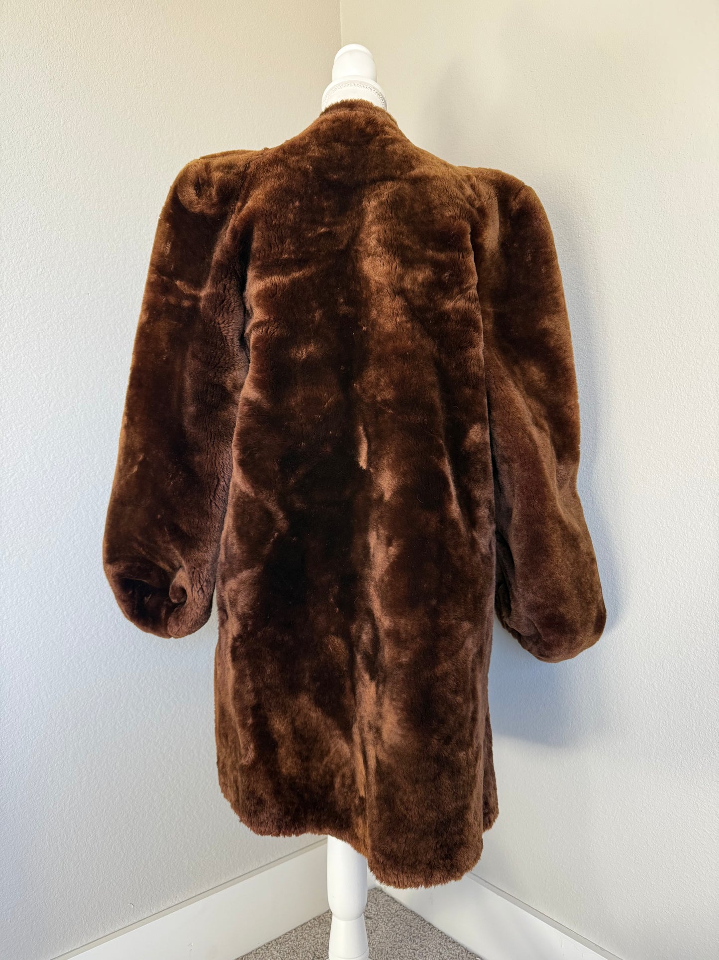 Vintage Mouton Fur Coat