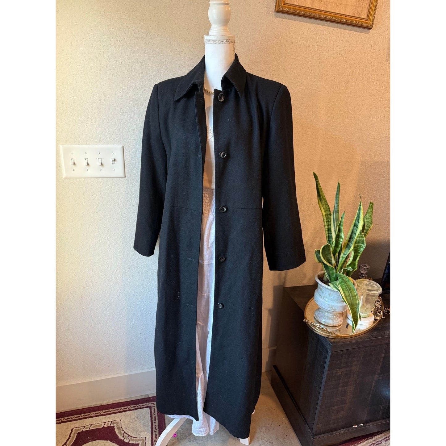 Harve Benard Wool Trench Coat