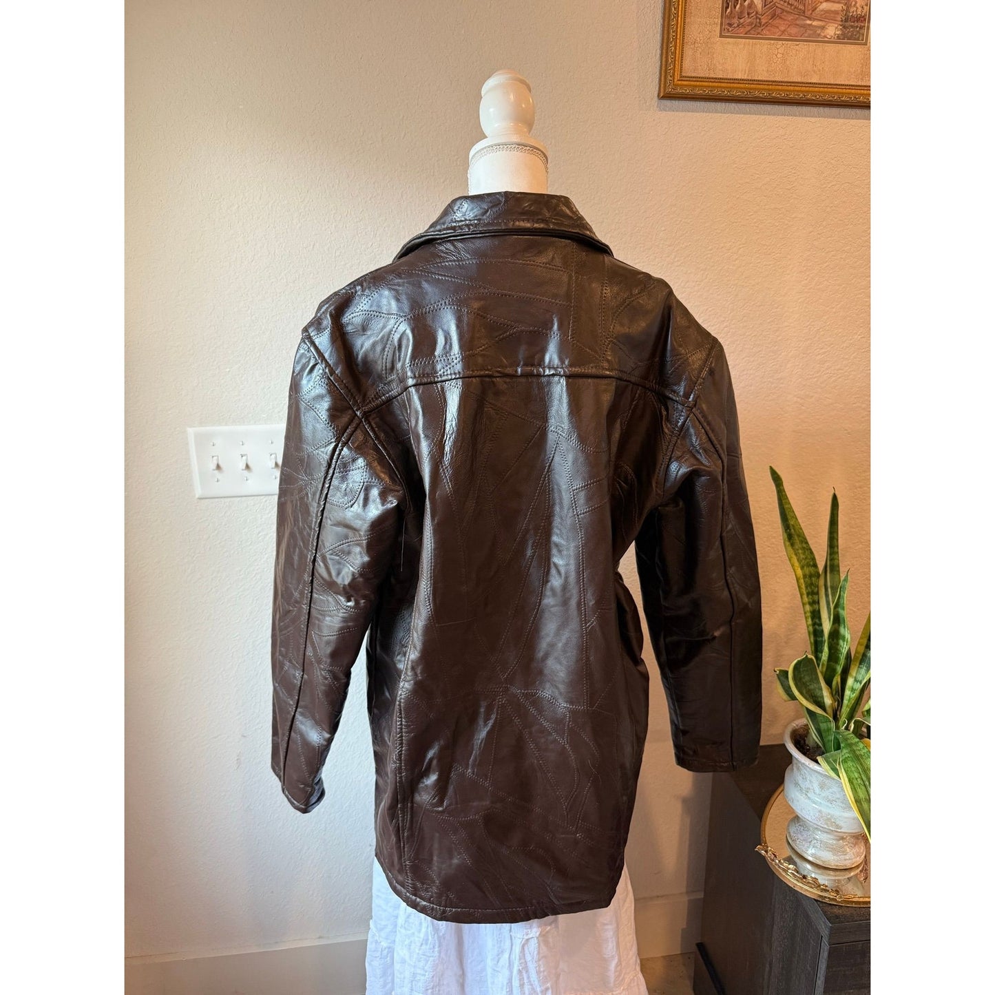 Brown 100% Leather Jacket