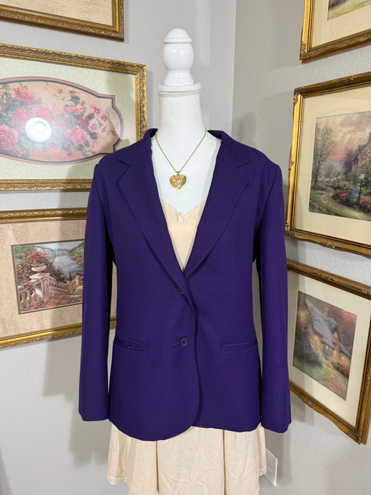 Made in USA Vintage Purple Blazer