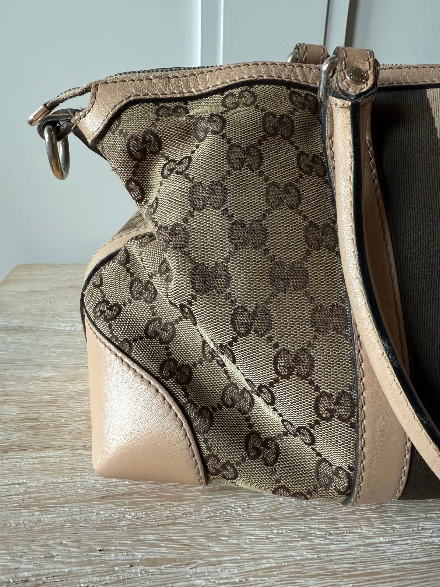 Gucci Brown Sherry Satchel