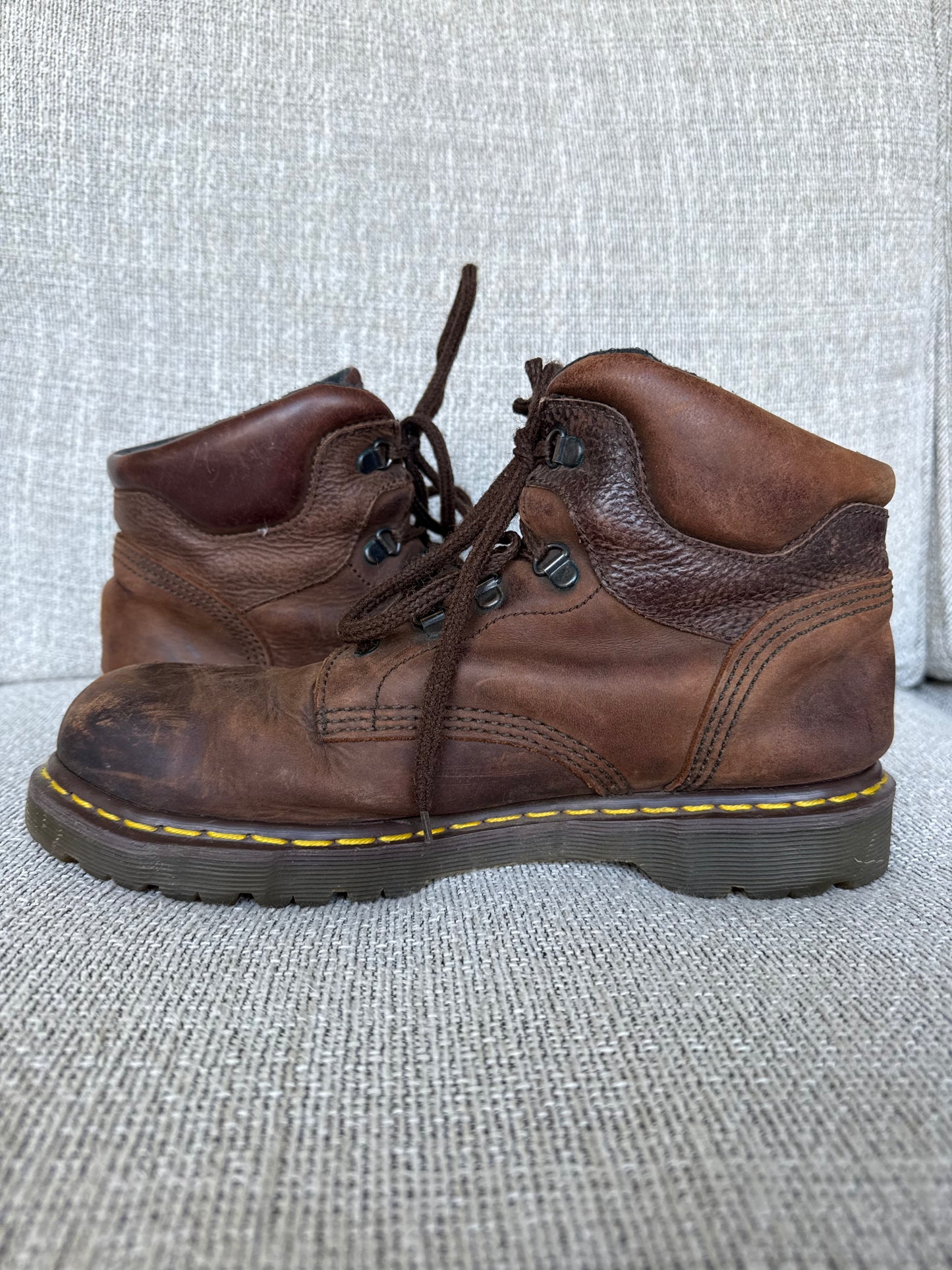 Vintage Brown Steel Toes
