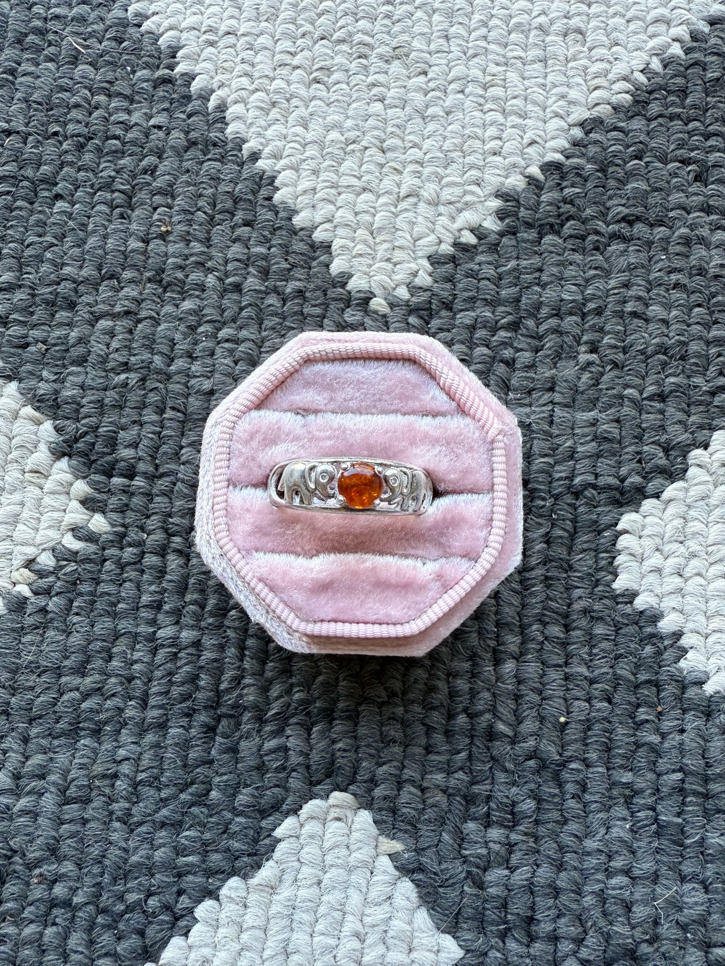 Sterling Elephant Ring (10.5)