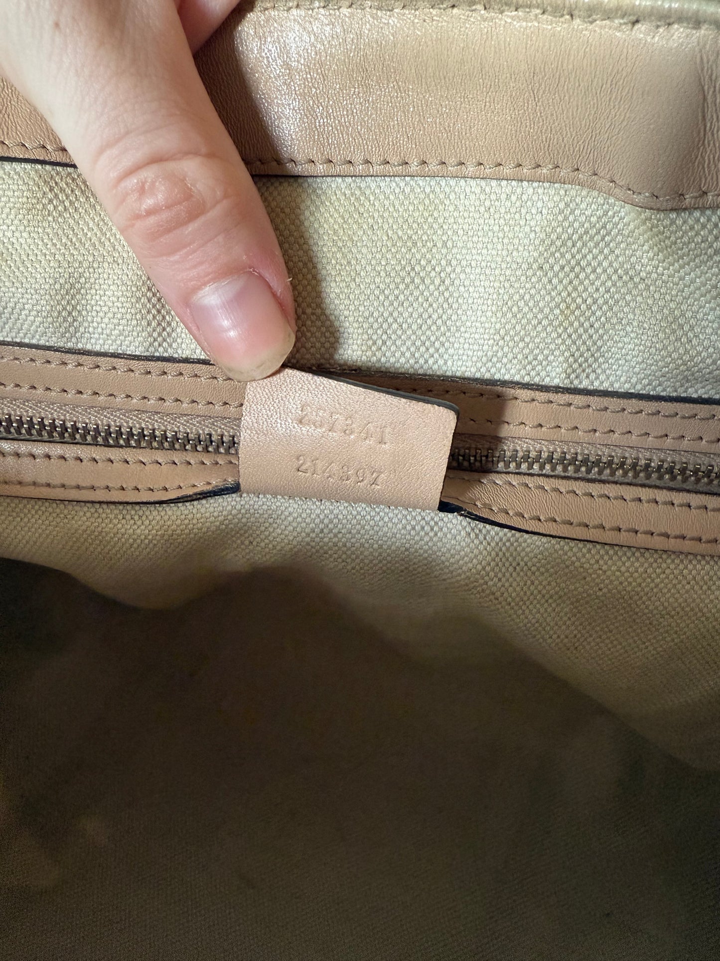 Gucci Brown Sherry Satchel