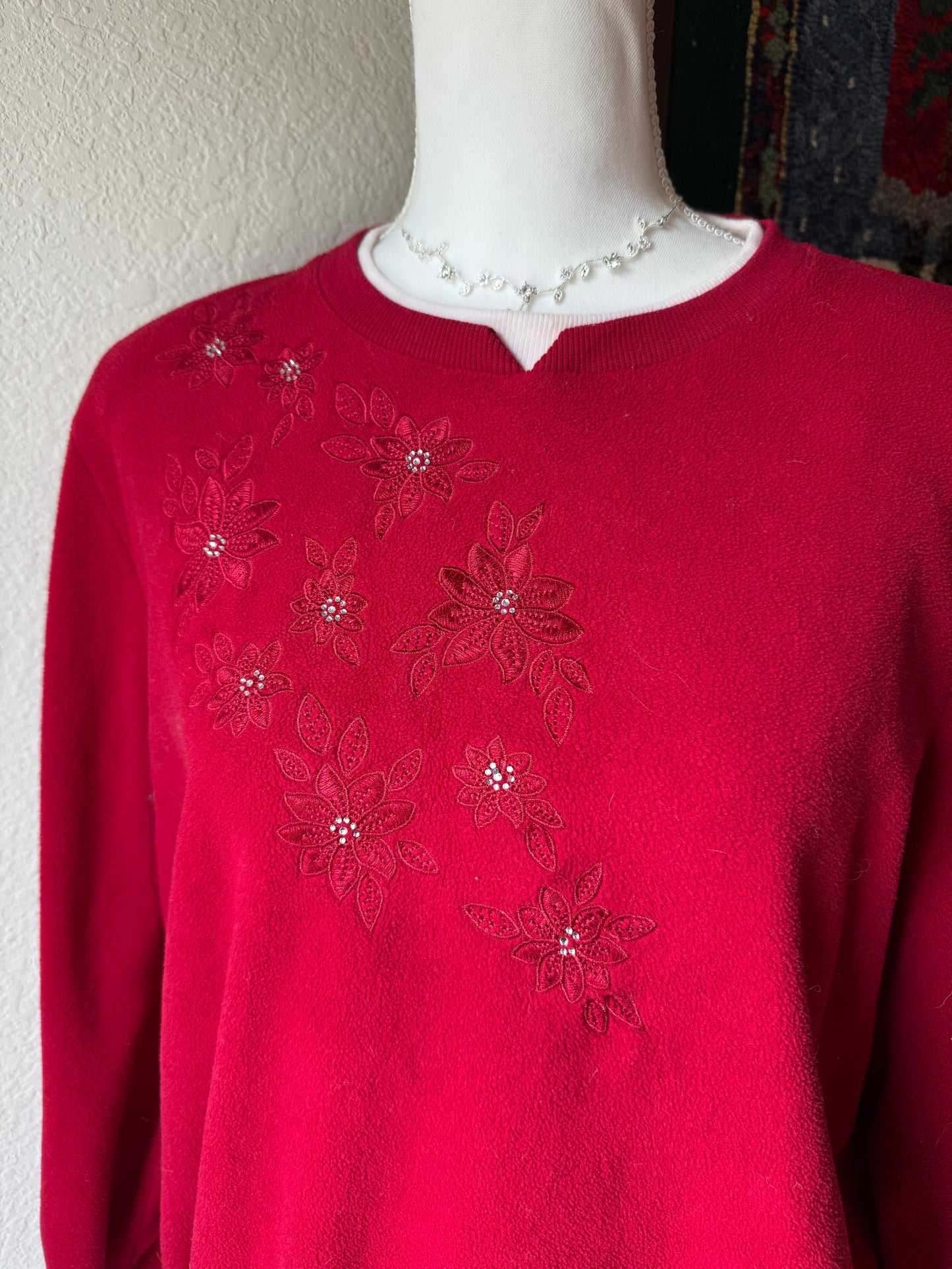 Poinsettia Fleece