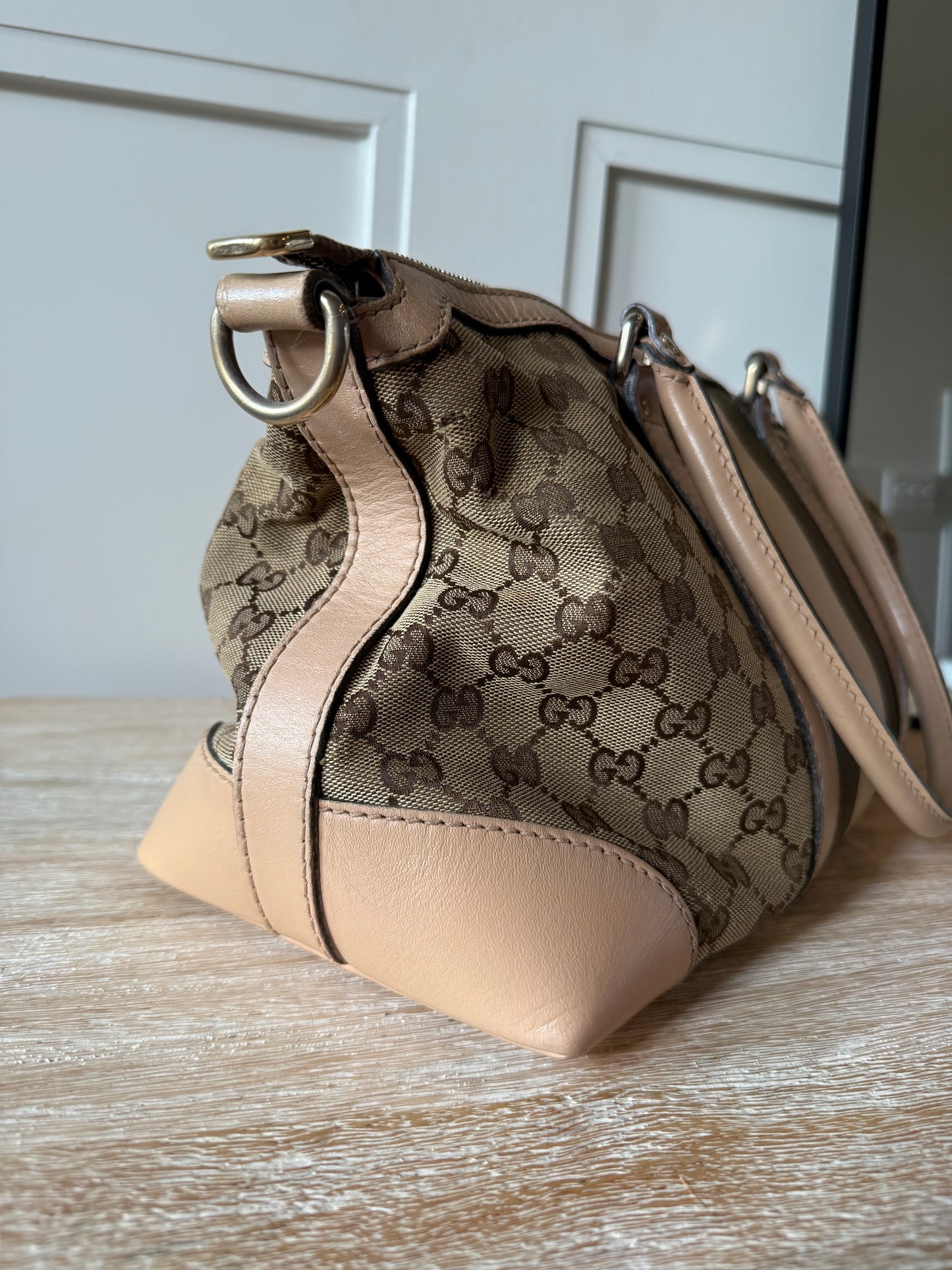 Gucci Brown Sherry Satchel