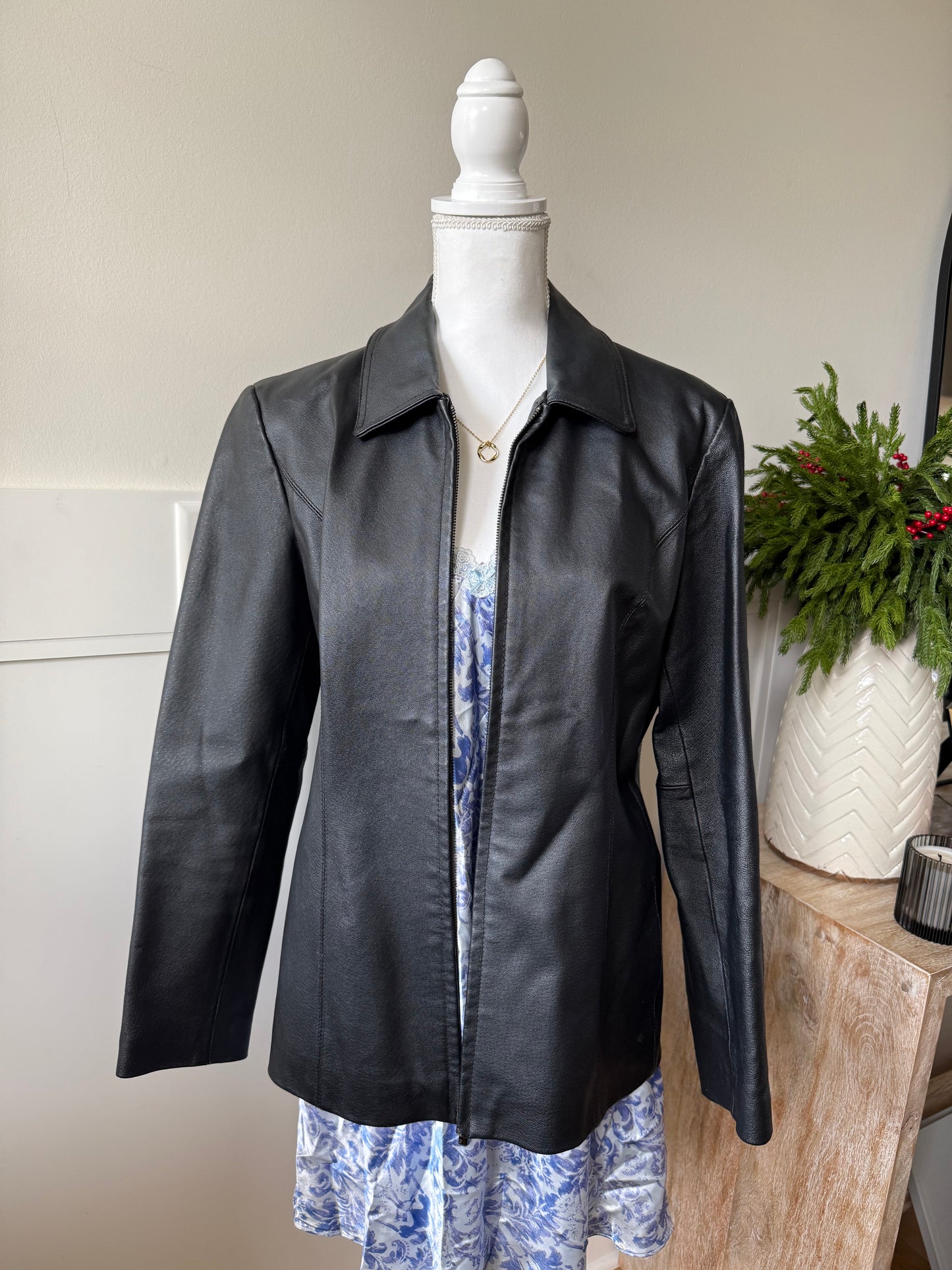 Black Leather NY&Co Jacket