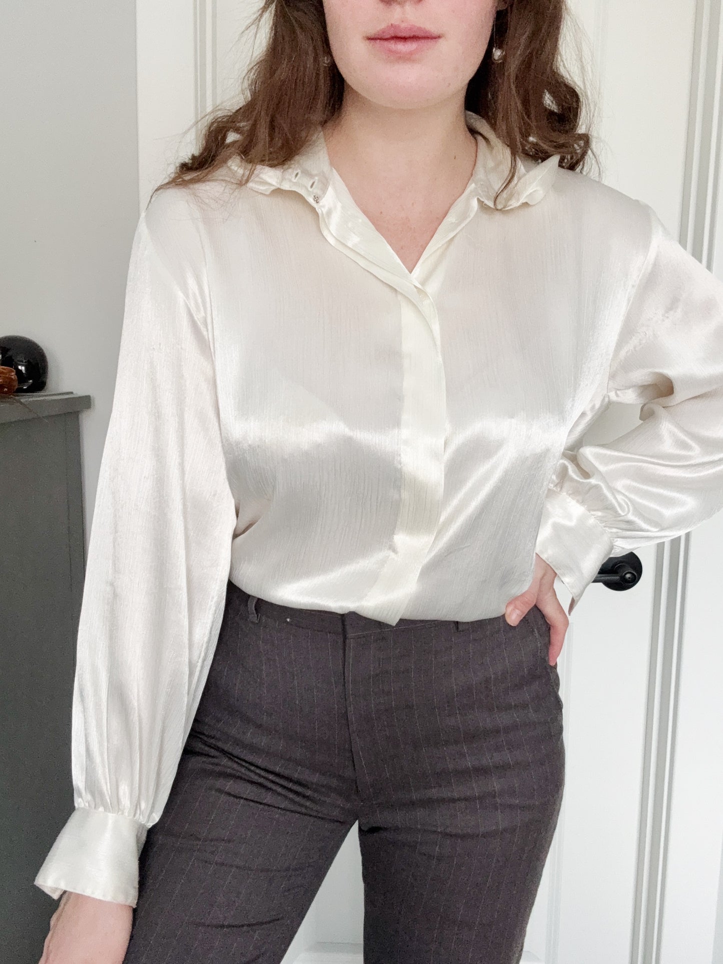 Shiny Susan Bristol Silk Buttonup