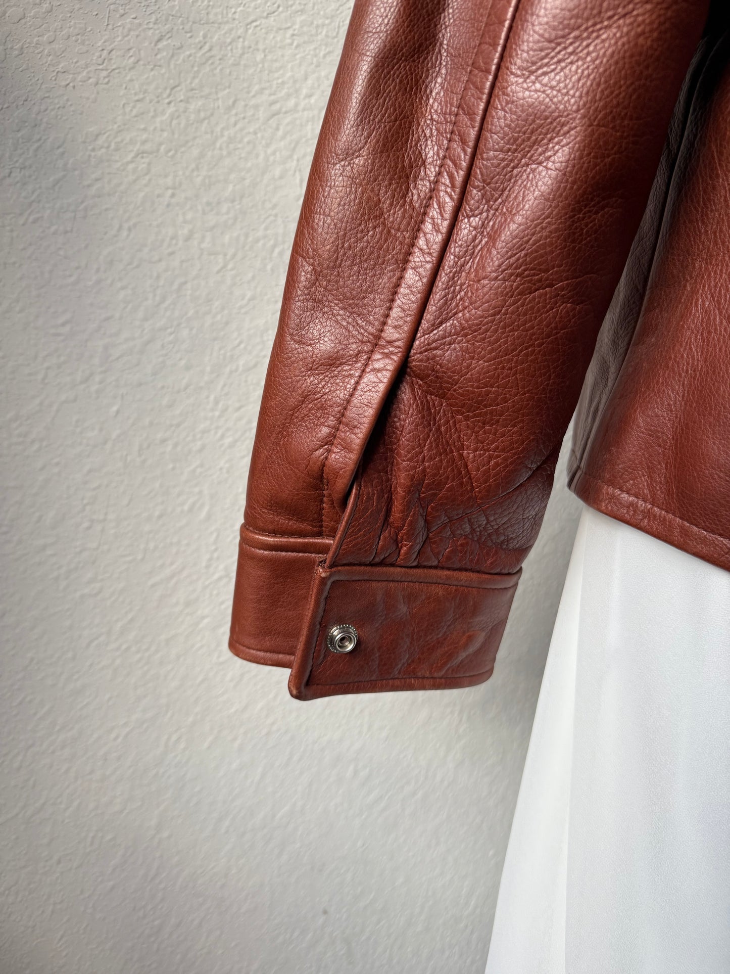 Coach Brown Leather Jacket