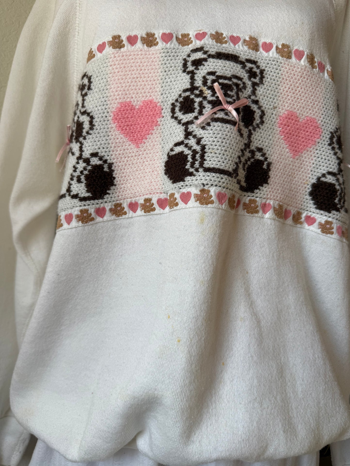 Teddy Bear Collared Sweater