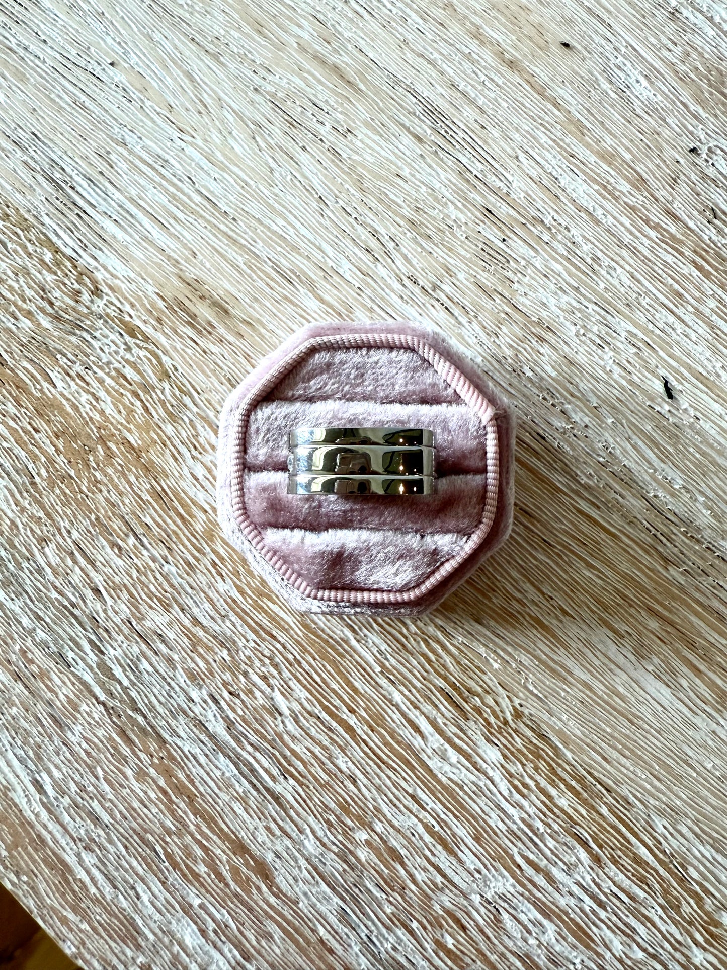 Steel Rhinestone Square Band (7.5)