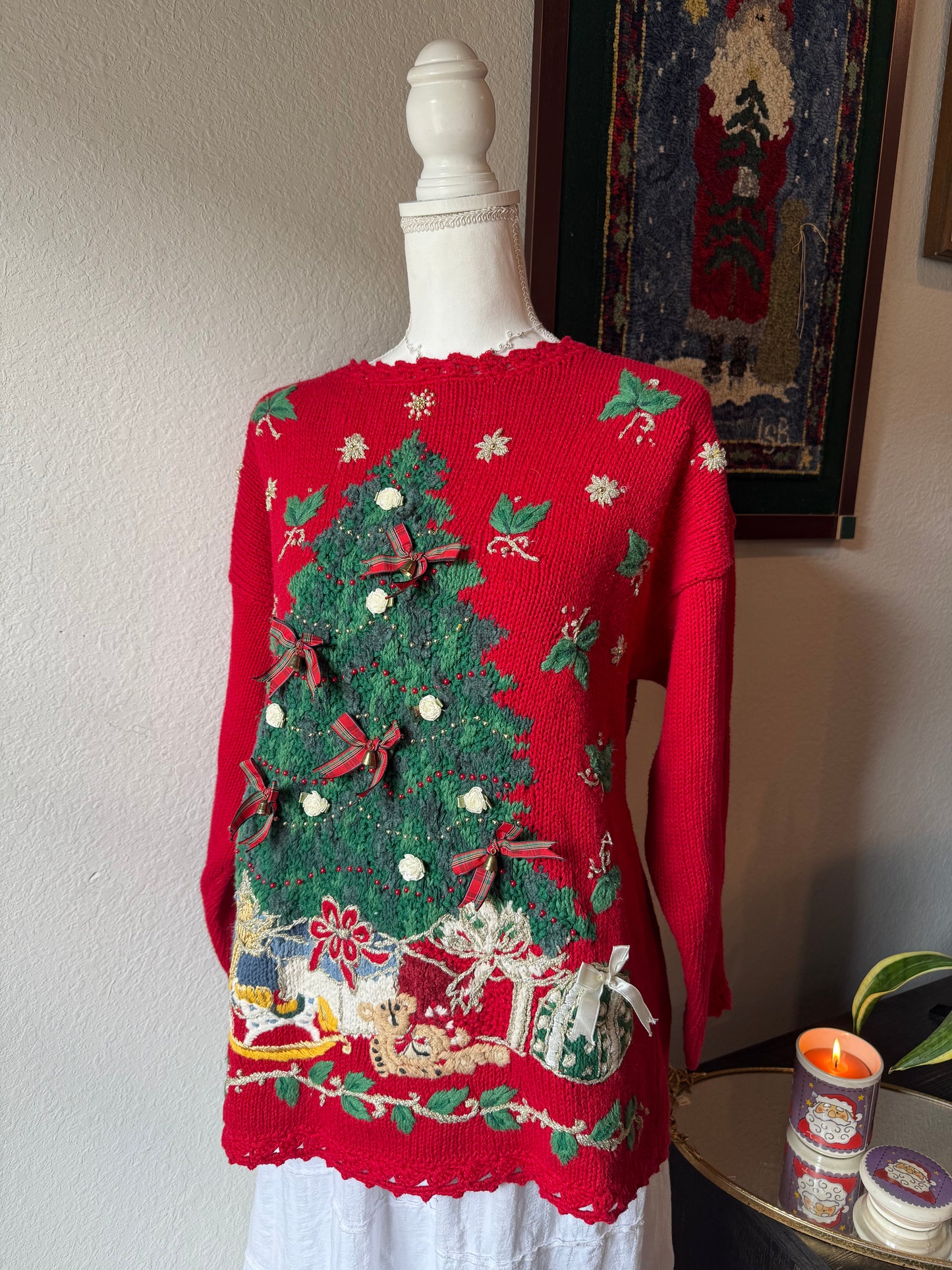 Tiara Christmas Tree Sweater