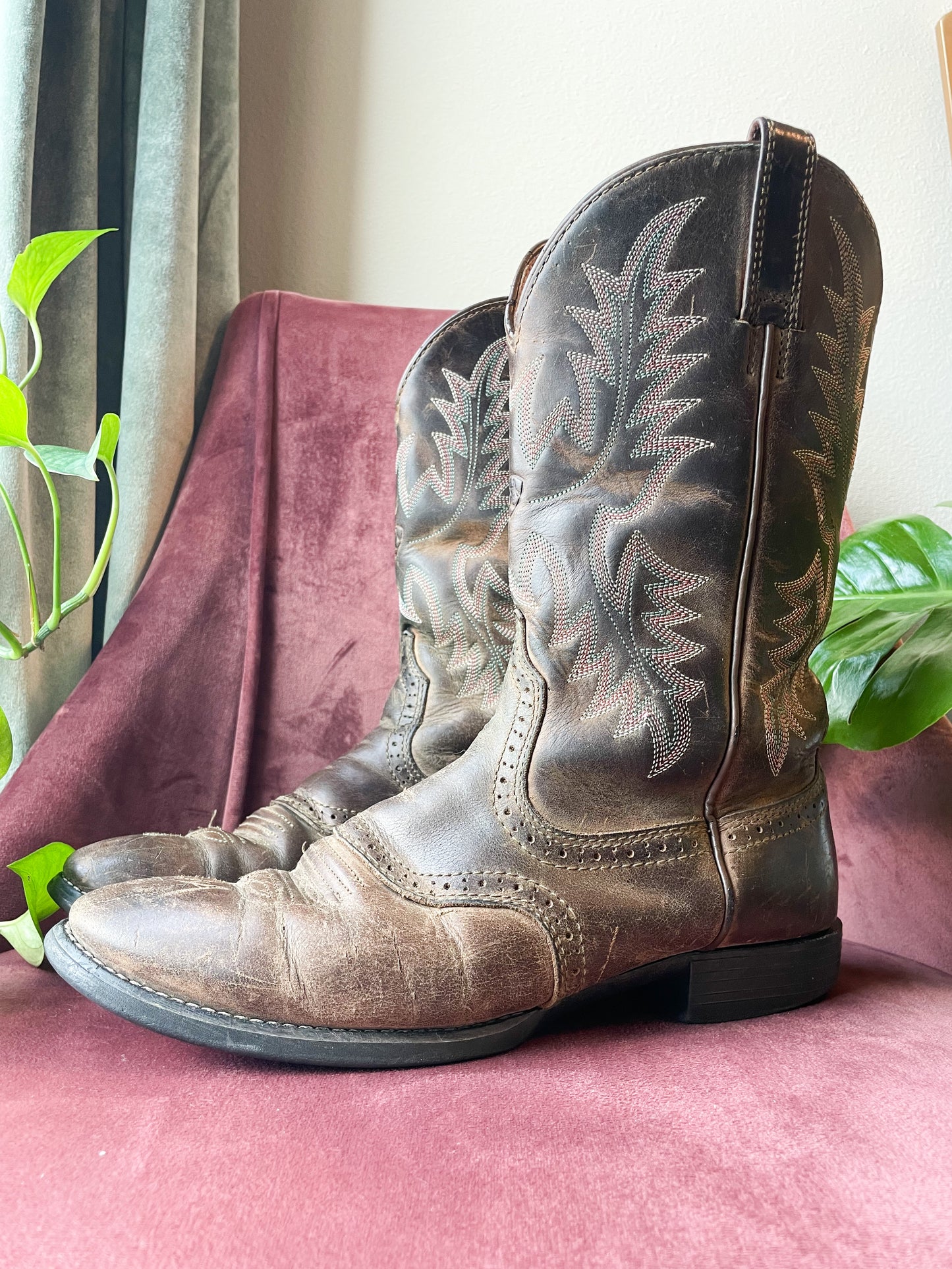 Brown and Pink Ariat