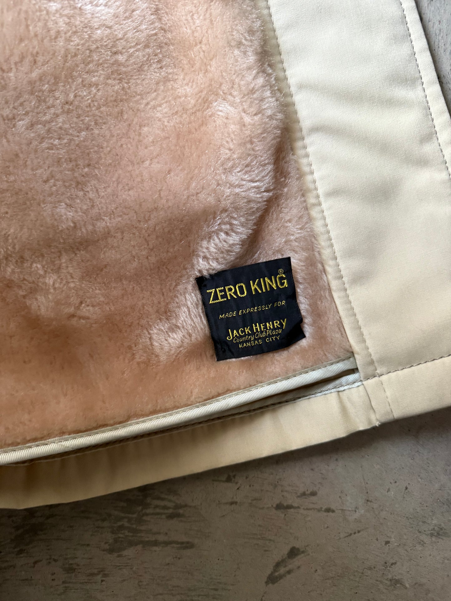 Ivory Lined Trench Coat