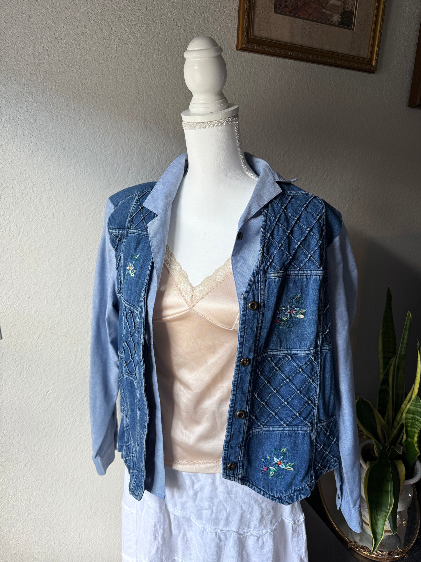 M - Denim Button Up