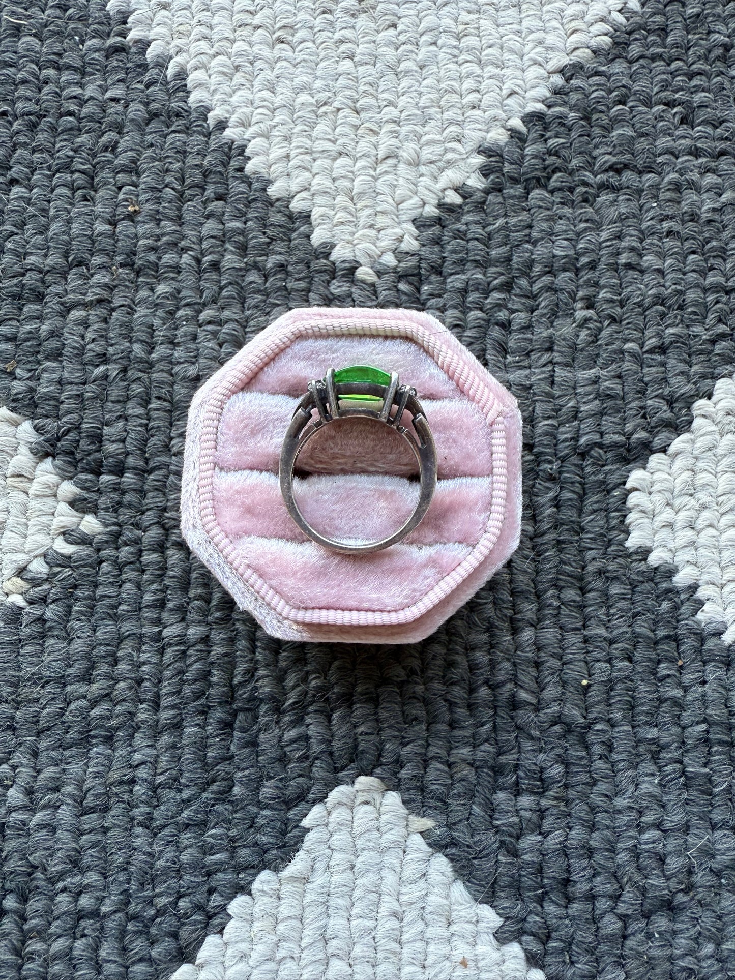 Sterling Dark Green Ring (7)