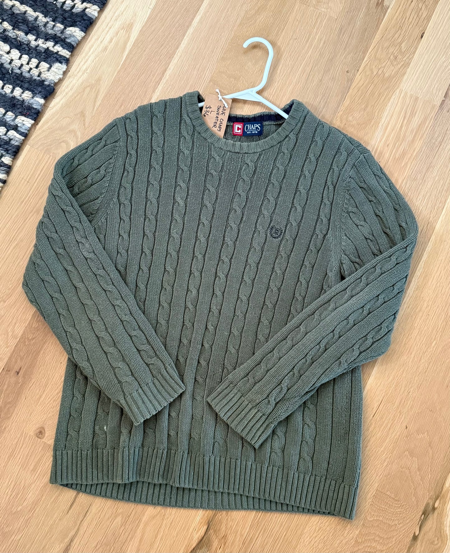 Olive Chaps Sweater