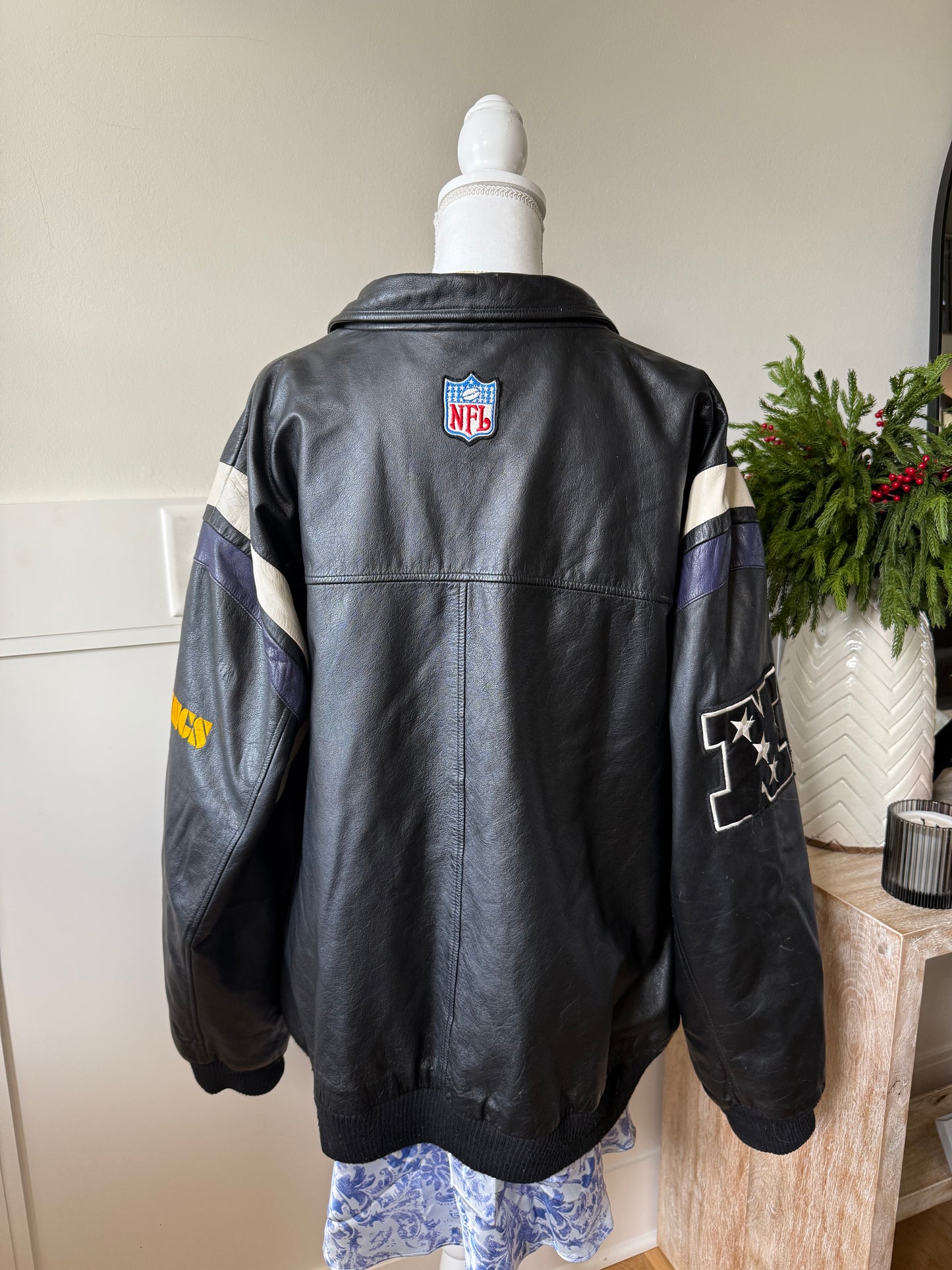 Minnesota Vikings Leather Jacket
