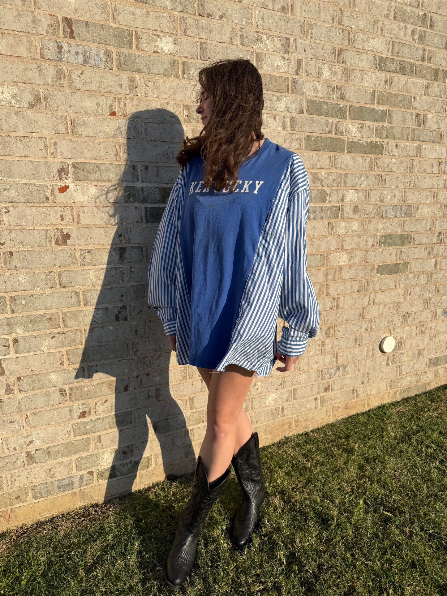 Kentucky Striped Button Up