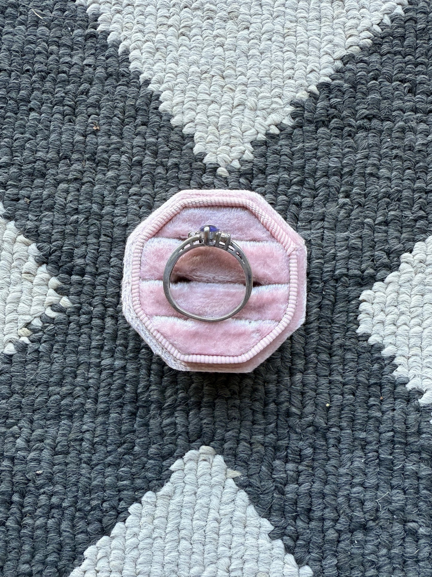 Sterling Blue Marquise Ring (9)