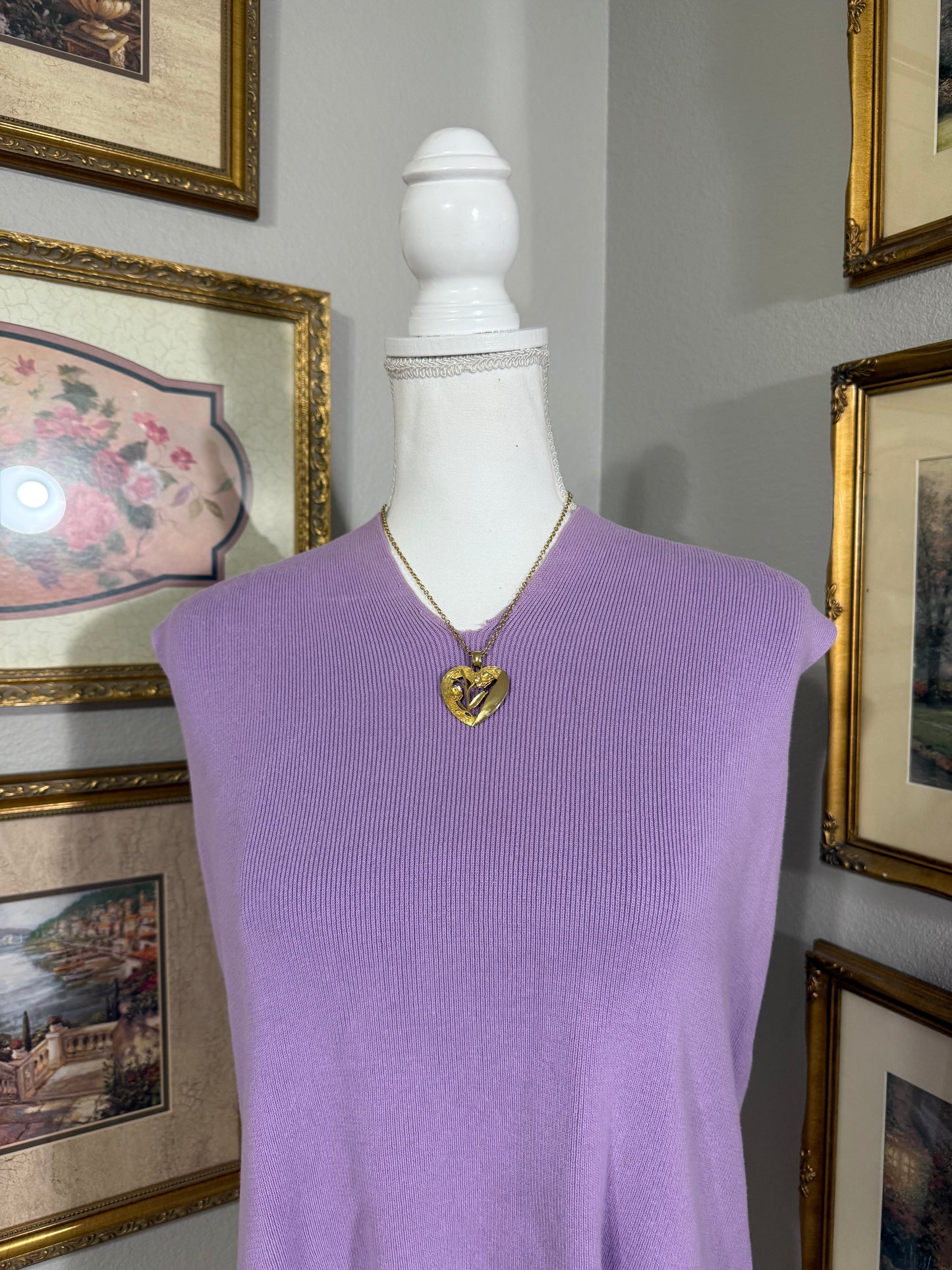 Lavender Sweater Vest