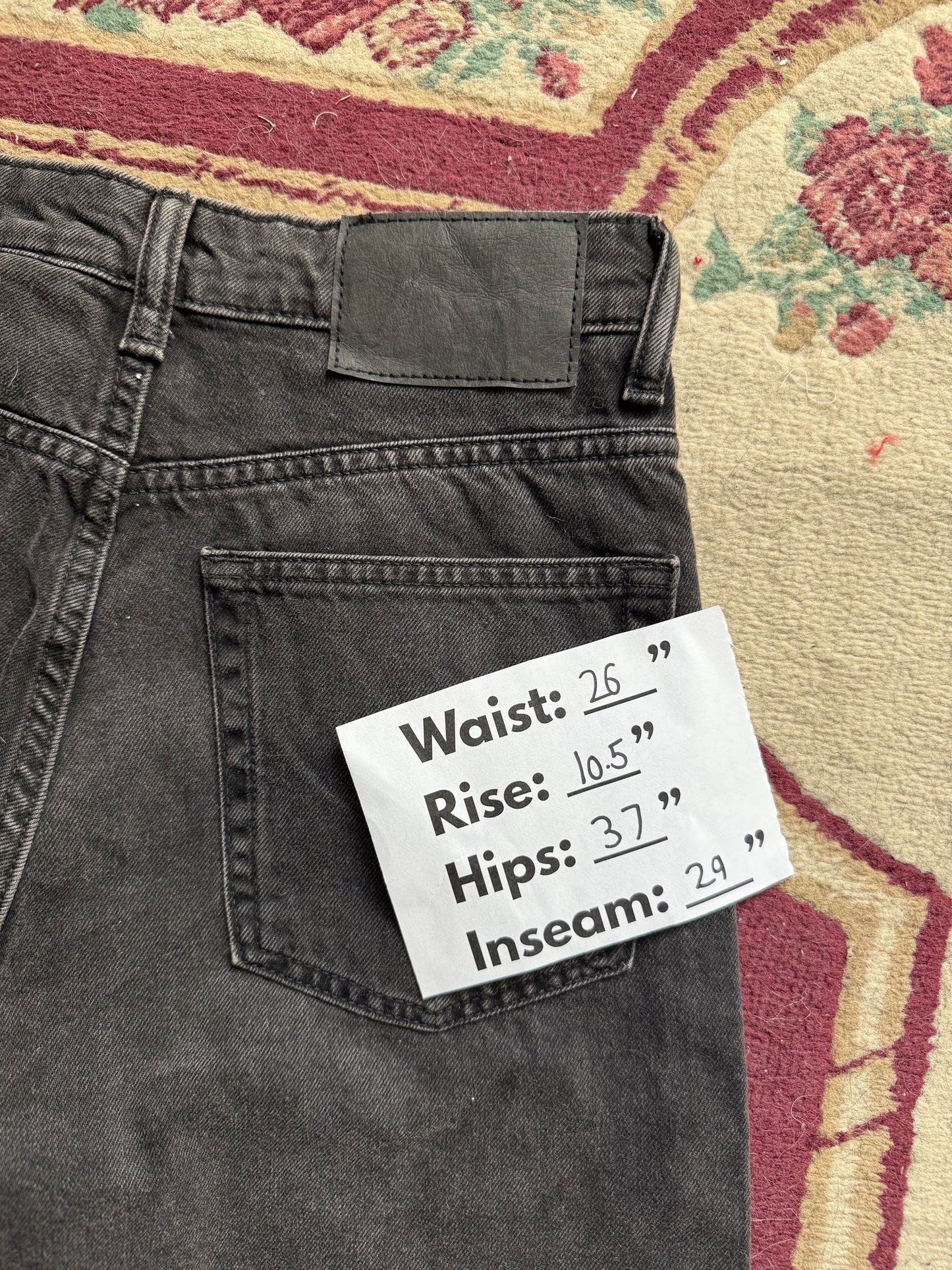 26” Black Jeans