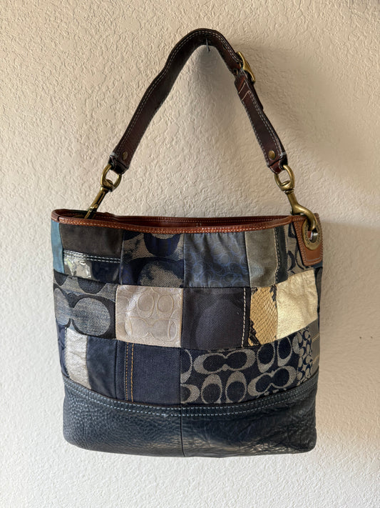 Coach Denim Patchwork
