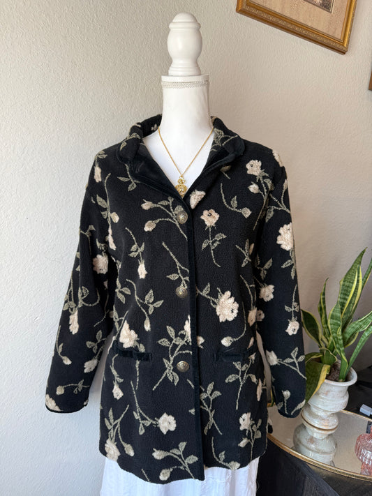 Floral Fleece Jacket