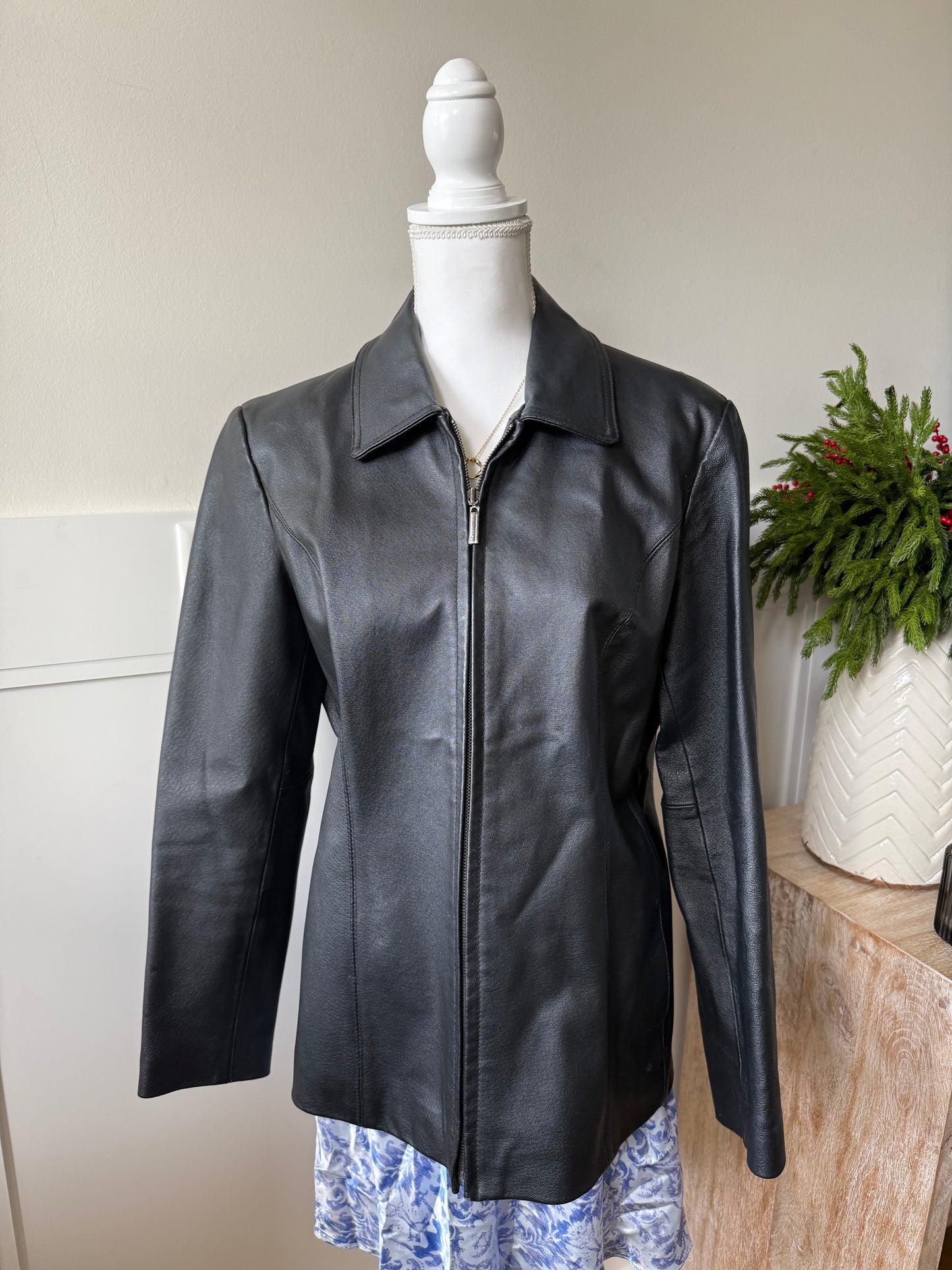 Black Leather NY&Co Jacket