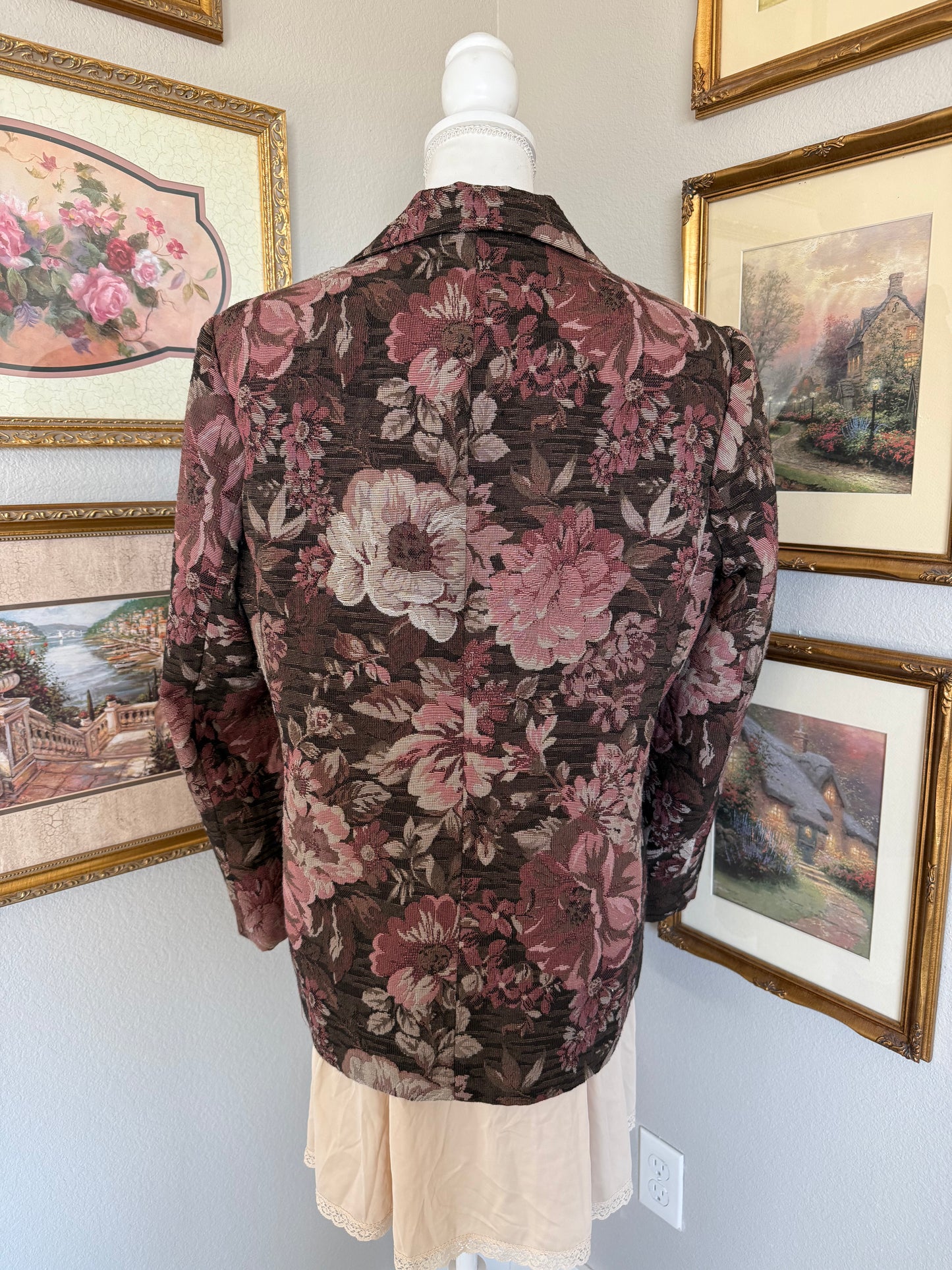 Floral Tapestry Blazer