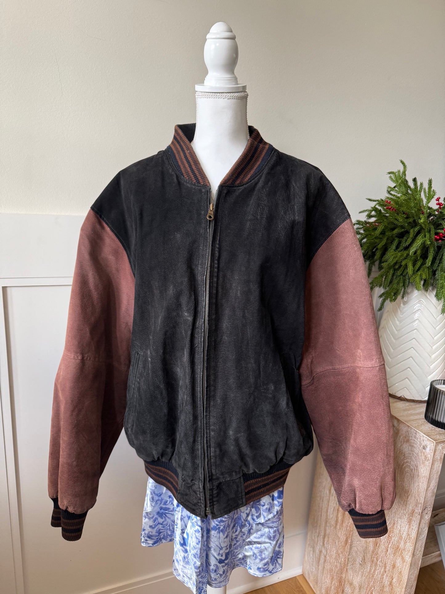 Leather Varsity Jacket