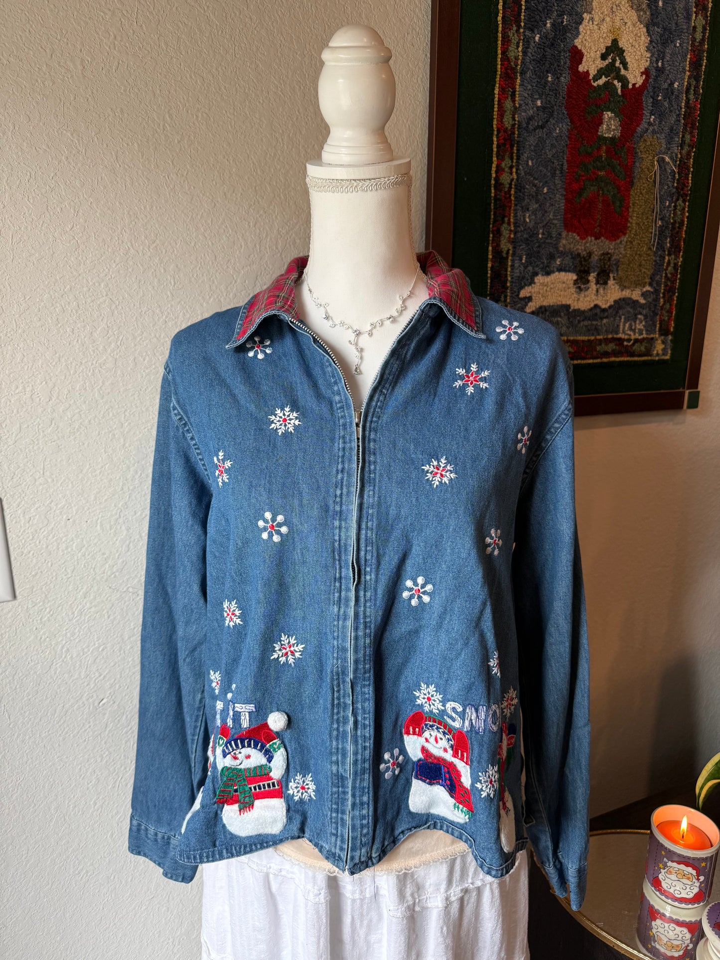 Let It Snow Denim Jacket