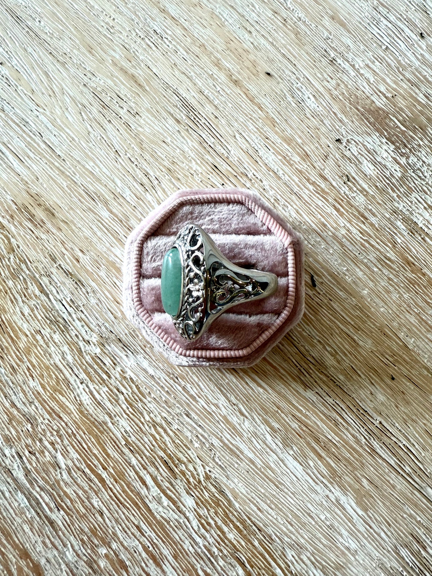 Steel Jade Oval Ring (8)