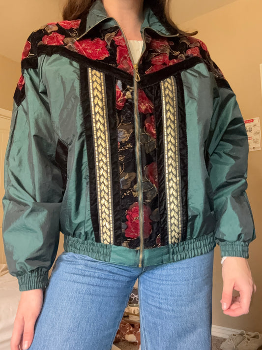Floral Windbreaker