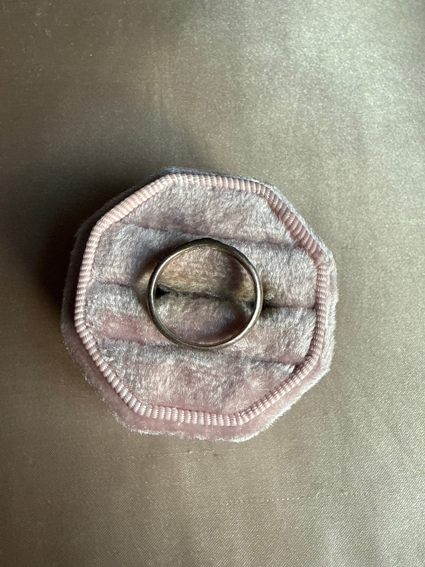 Sterling Hammered Ring (5.5)