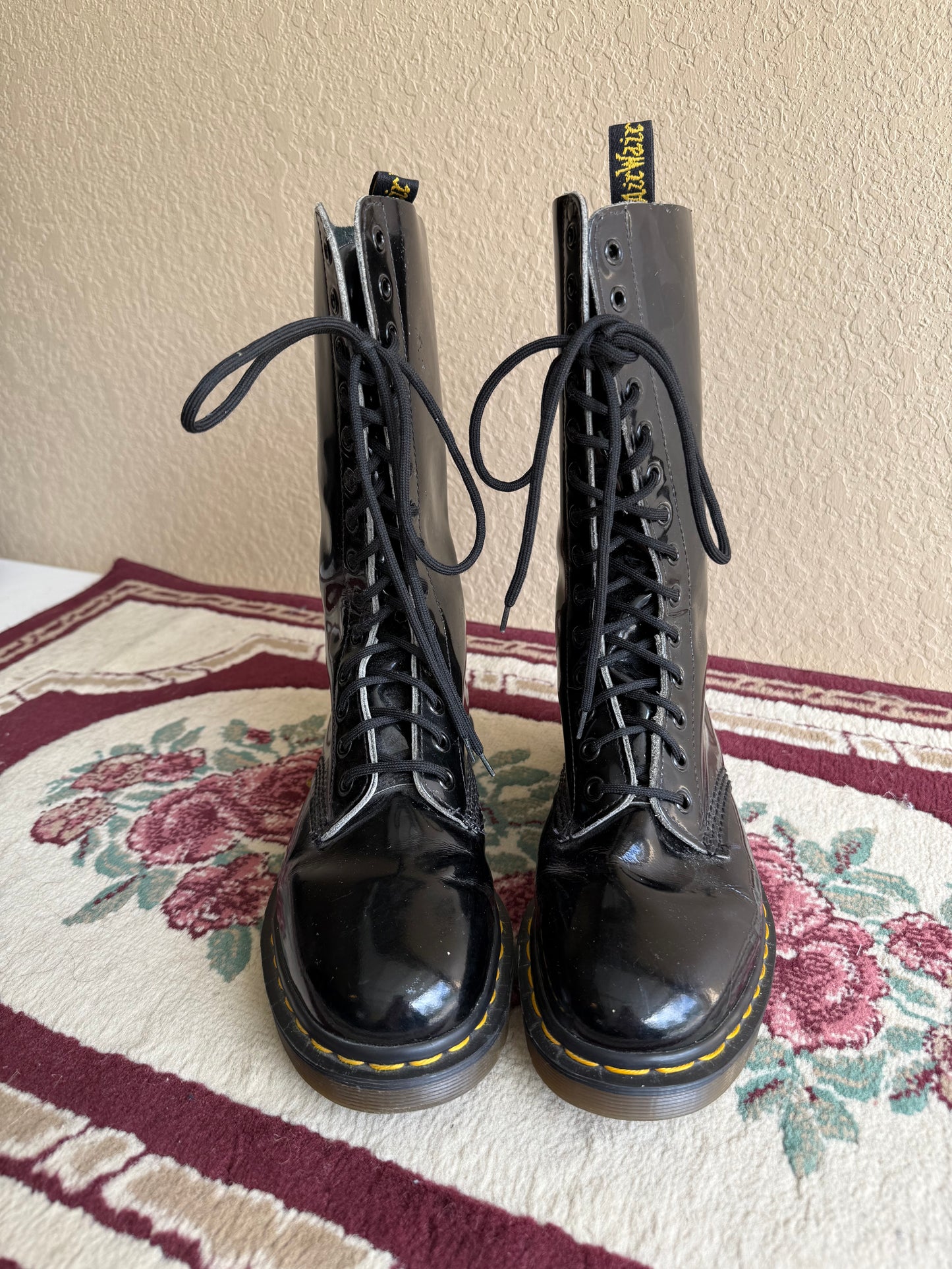 Vintage Patent 14-Eye Boots