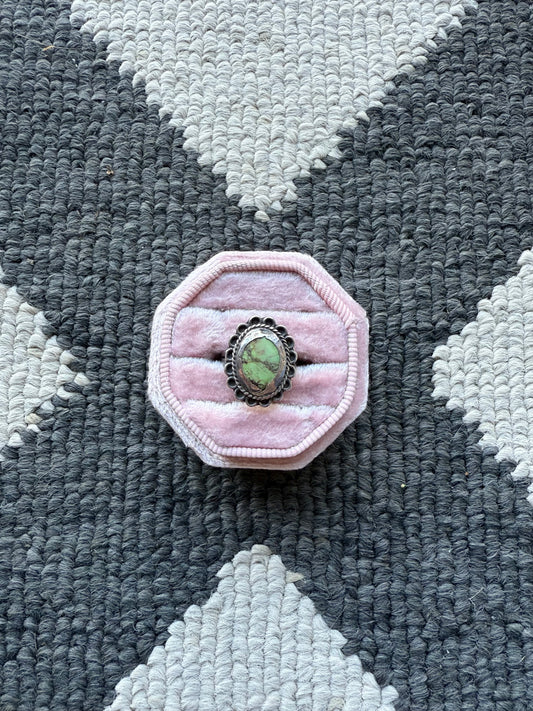 Sterling Light Green Ring (5)