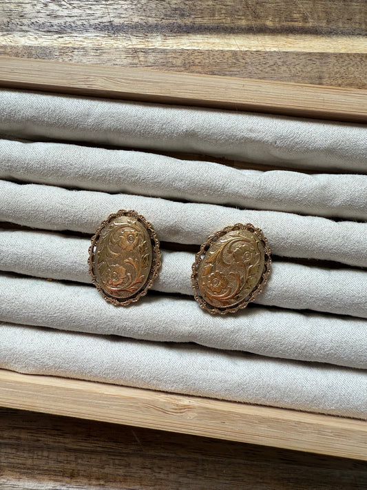 Gold Embellished Earrings