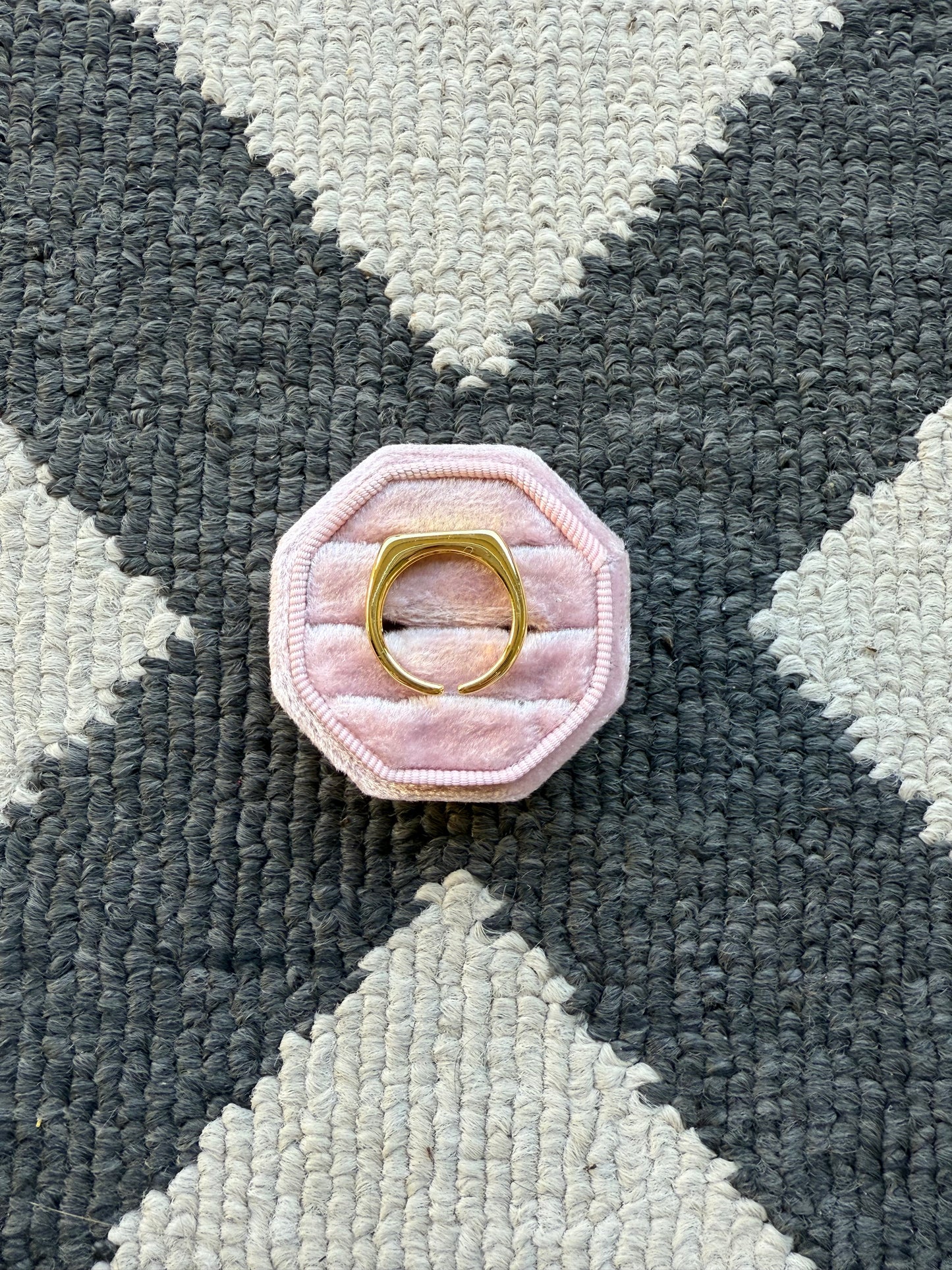 Sterling Bar Ring - Gold Plated (7)